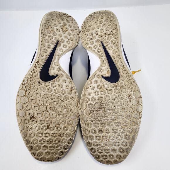 Nike Men Hyperchase TB Basketball Shoes Sneakers Size 12 Blue Silver Low Top